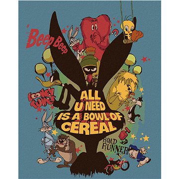 Zuty - Looney tunes retro plakát, 40×50 cm (HRAwlmal245nad)
