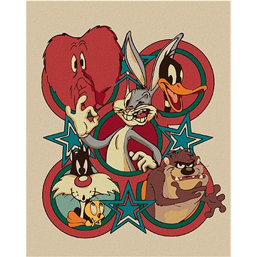 Zuty - Looney tunes retro plakát II, 40×50 cm (HRAwlmal247nad)