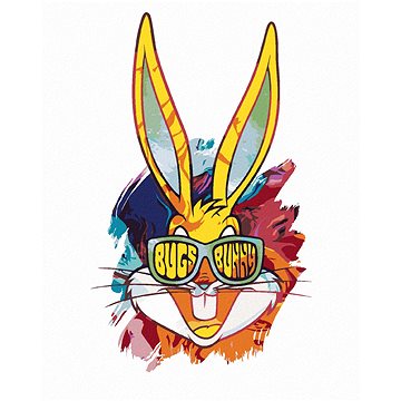 Zuty - Malovaný bugs bunny (looney tunes), 40×50 cm (HRAwlmal265nad)