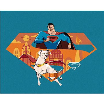 Zuty - Supermanův nejlepší přítel (dc liga supermazlíčků), 40×50 cm (HRAwlmal369nad)