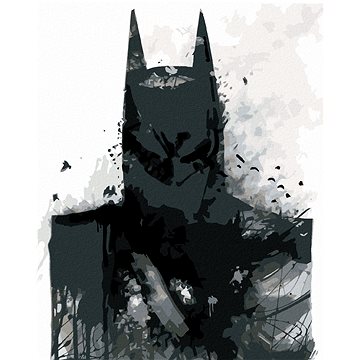 Zuty - Temný batman v černobílé, 40×50 cm (HRAwlmal379nad)