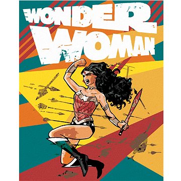 Zuty - Wonder woman a šípy plakát, 40×50 cm (HRAwlmal417nad)
