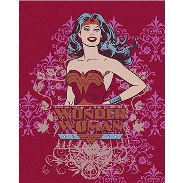 Zuty - Wonder woman plakát červený, 40×50 cm (HRAwlmal455nad)