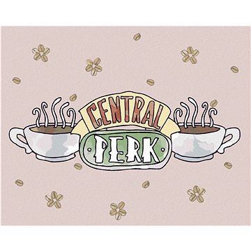 Zuty - Central perk a kávové boby (přátelé), 40×50 cm (HRAwlmal93nad)