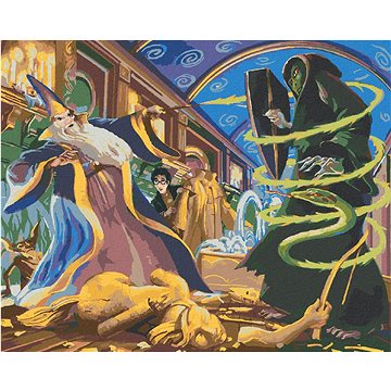 Albus brumbál a lord Voldemort (Harry Potter), 40×50 cm, vypnuté plátno na rám (6066971)
