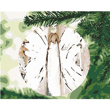 Anděl na stromečku (Haley Bush), 80×100 cm, bez rámu a bez vypnutí plátna (5017492)