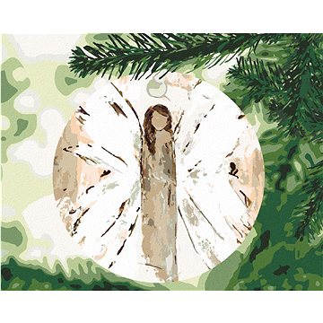 Anděl na stromečku 2 (Haley Bush), 40×50 cm, bez rámu a bez vypnutí plátna (5017480)