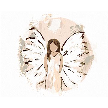 Anděl s hnědými vlasy 2 (Haley Bush), 40×50 cm, bez rámu a bez vypnutí plátna (5017470)