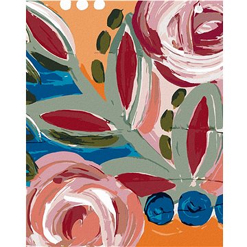 Barevné květiny 2 (Haley Bush), 40×50 cm, vypnuté plátno na rám (5017591)