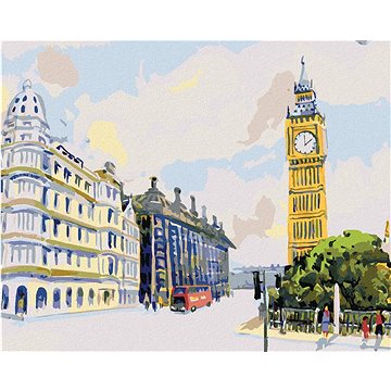 Big Ben v Londýně, 40×50 cm, vypnuté plátno na rám (6051671)