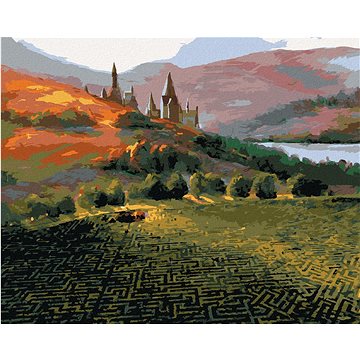 Bludiště před Bradavicemi (Harry Potter), 40×50 cm, vypnuté plátno na rám (6066771)
