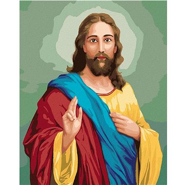 Ježíš Kristus, 40×50 cm, bez rámu a bez vypnutí plátna (6036600)