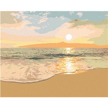 Krásná pláž, 40×50 cm, vypnuté plátno na rám (5012221)