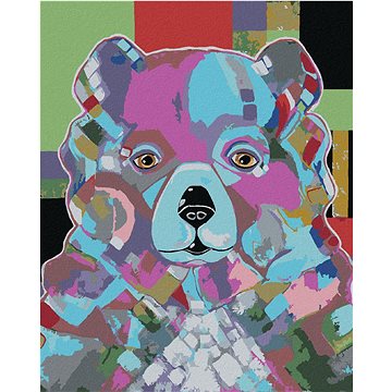 Medvídek (Jonna James), 40×50 cm, vypnuté plátno na rám (6021421)