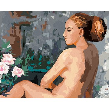 Odhalená žena, 40×50 cm, vypnuté plátno na rám (6038721)