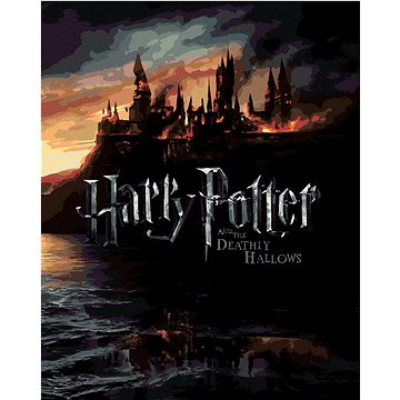 Plakát Harry Potter a relikvie smrti Bradavice, 40×50 cm, vypnuté plátno na rám (6063601)