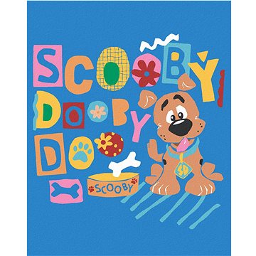 Plakát Scooby s miskou (Scooby Doo), 40×50 cm, vypnuté plátno na rám (6063831)