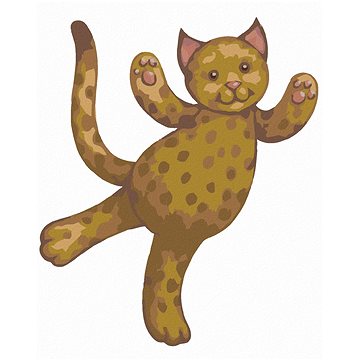 Plyšový jaguar (Sue Ellen Brown), 40×50 cm, vypnuté plátno na rám (5004631)