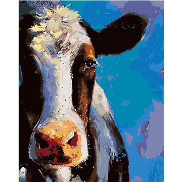 Portrét krávy, 80×100 cm, vypnuté plátno na rám (6055463)