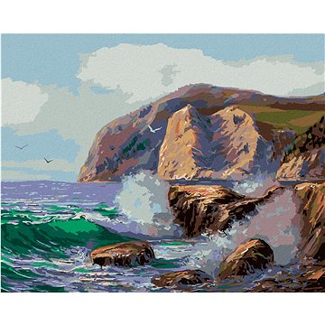 Ranní příliv vln, 40×50 cm, vypnuté plátno na rám (5013171)