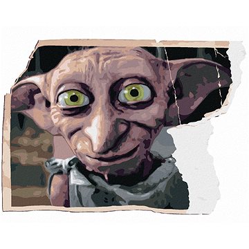 Roztržená fotka dobbyho (Harry Potter), 40×50 cm, vypnuté plátno na rám (6063611)