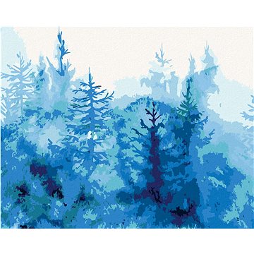 Ruský les, 40×50 cm, vypnuté plátno na rám (6044801)