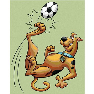 Scooby fotbalista (Scooby Doo), 40×50 cm, bez rámu a bez vypnutí plátna (6063900)