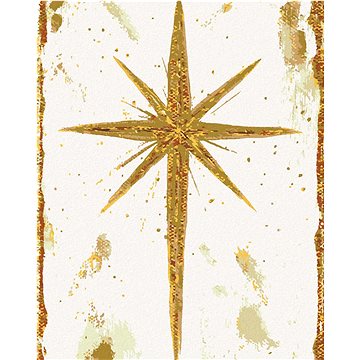 Zlatá hvězda (Haley Bush), 40×50 cm, bez rámu a bez vypnutí plátna (5019020)