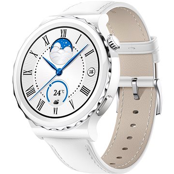 Huawei Watch GT 3 Pro 43 mm White Leather Strap (55028825)