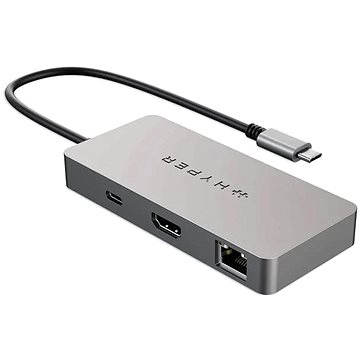 HyperDrive 5v1 USB-C Hub (WWCB), stříbrný (HDMB2)