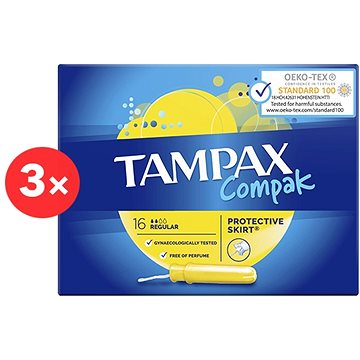 TAMPAX Compak Regular 3× 16 ks