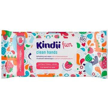 KINDII Fun Antibacterial 60 ks (5900095029892)