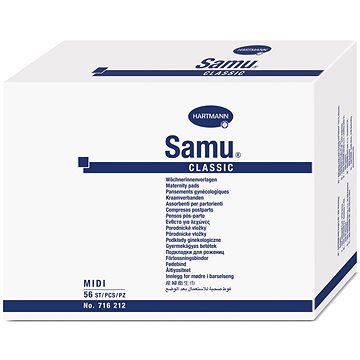 SAMU Classic Midi porodnické vložky, 56 ks (4049500248174)