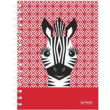 Spirálový A5 100 listů čtvereček Cute zebr (50039197)