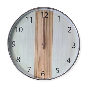 Foxter 1228 Nástěnné hodiny 30 cm dekor dřeva (5904316197207)