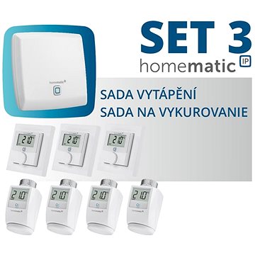 Homematic IP Sada vytápění Homematic IP (byt 3+1) - HmIP-SET3 (HmIP-SET3)