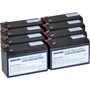 Avacom bateriový kit pro renovaci RBC105 (8ks baterií) (AVA-RBC105-KIT)