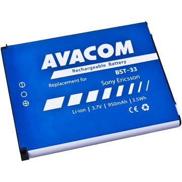 Avacom pro Sony Ericsson K550i, K800, W900i Li-Ion 3.7V 950mAh (náhrada BST-33) (GSSE-W900-S950A)