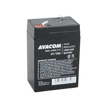 AVACOM baterie 6V 5Ah F1 