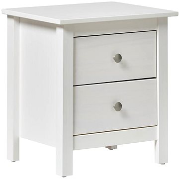 IDEA nábytek noční stolek berna bílý (4562)