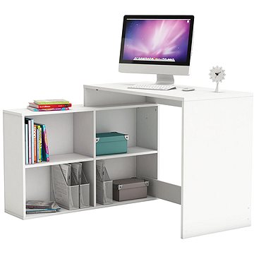 IDEA nábytek Rohový psací stůl CORNER bílý (254460)
