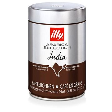 Zrnková káva illy 250g INDIA (545M)