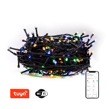 Immax NEO LITE Smart vánoční LED osvětlení - řetěz 40m, 400ks diod WW+RGB, WiFi, TUYA (07756L)
