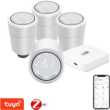 Immax NEO Smart Thermostat 4+1 Starter Kit, Zigbee, TUYA (07732C)