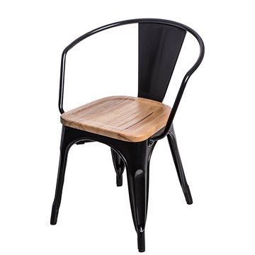 Židle Paris Arms Wood jasan černá (IAI-4606)