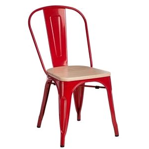 Židle Paris Arms Wood jasan červená (IAI-4603)