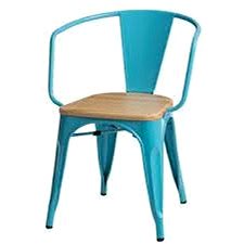 Židle Paris Arms Wood jasan modrá (IAI-4609)