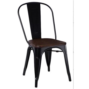 Židle Paris Wood borovice černá (IAI-4487)