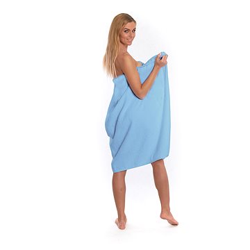 Interkontakt Dámský saunový ručník Light Blue (21162)
