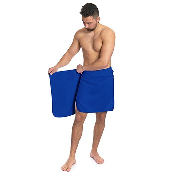 Interkontakt Pánský saunový ručník Navy Blue (21169)